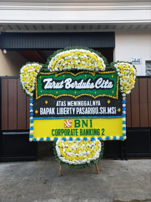 Papan Bunga Duka di Wiradesa