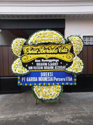 Papan Bunga Duka di Wiradesa