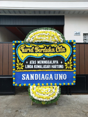Papan Bunga Duka di Wiradesa