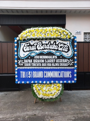 Papan Bunga Duka di Wiradesa